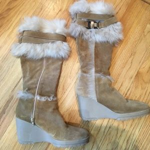 Authentic Coach Suede Boots